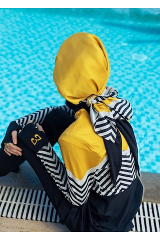 Bandana- Eşarp - Zigzag Hardal 23