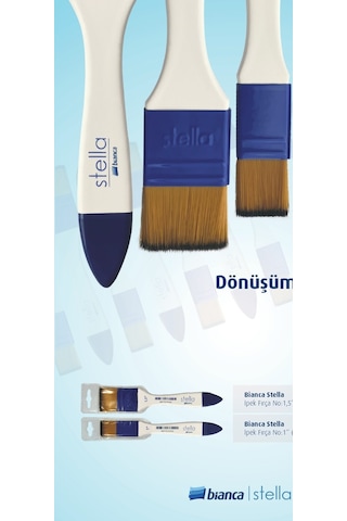 Stella İpek Fırça No:1,5 40mm Stella İpek Fırça No:1,5 40mm