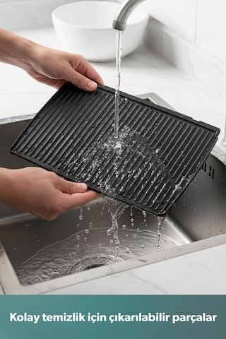 Homend Grilliant 1340H Döküm Plaka Tost ve Izgara Makinesi