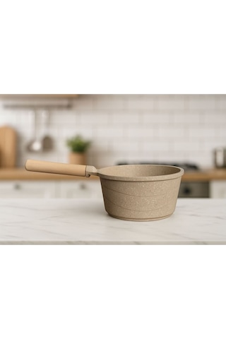 NEPTÜN Döküm 14 Cm Sosluk Sütlük Tava - Kahverengi