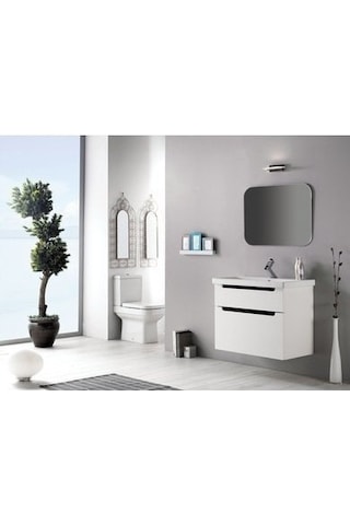 Turkuaz Seramik Cerastyle Elite 70 x 45 CM Etajer Uyumlu Damlalıklı Lavabo