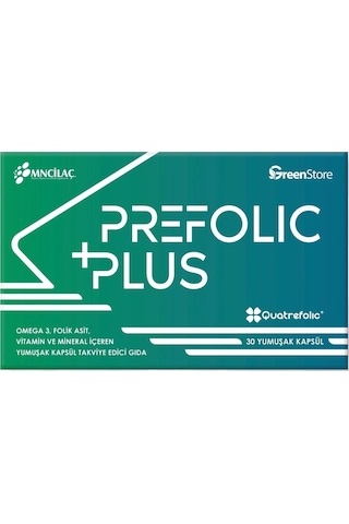Prefolic Plus 30 Yumuşak Kapsül Prefolic Plus 30 Yumuşak Kapsül