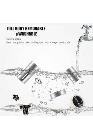 Jeemson Portatif El Fincan Kahve Değirmeni - Çelik Gövde, Seramik Çekirdek, Ayarımsız Zımpara, 40g Kapasite, Sade Kullanım Diğer