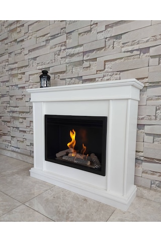 Blueflame Classıcal Whıte Bacasız Bio Etanol Şömine