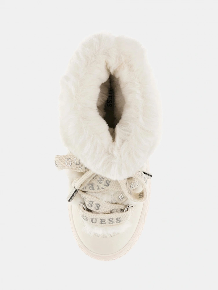 Guess Unessa Kadın Krem Bot Flfuekfur10-ıvory Krem
