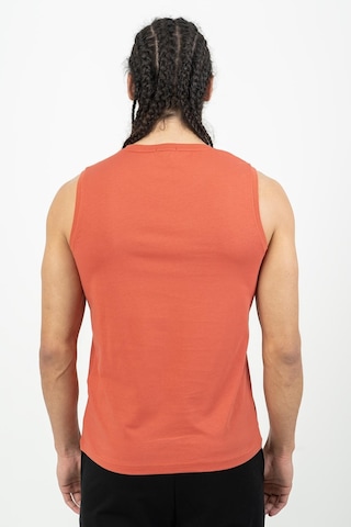 Maraton Sportswear Regular Erkek Bisiklet Yaka Kolsuz Basic Kiremit Atlet 21723-Kiremit