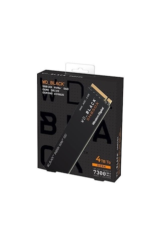 Wd WDS400T2X0E 7300/6600 MB/S 4 TB Black Sn850x Nvme Ssd