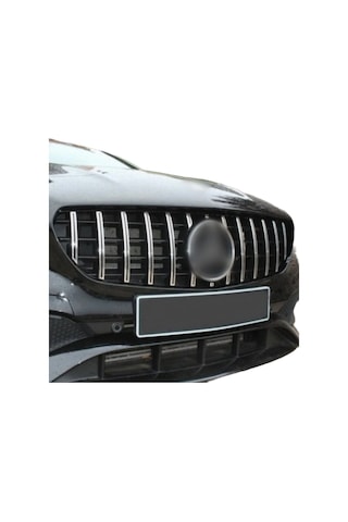 Mercedes CLA Serisi W117 GT 2014 2015 2016 İle Uyumlu Ön Panjur Izgara Gri