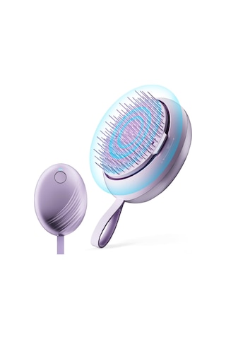 Hangfox Negatif İyonlu Saç Bakımı Tarak, İki Hızlı Titreşimli Saç Derisi Masajı, Statik Ve Kıvrımları Giderir, Saçı Yumuşak Ve Dürtümsüz Hale Getirir