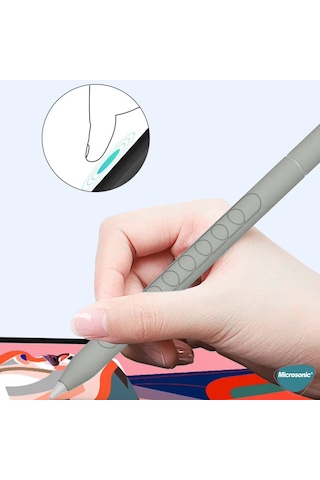 Microsonic Pencil Pro Kılıf Mat Silikon Beyaz