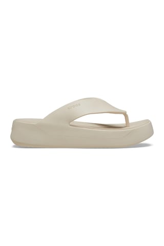 Crocs Getaway Platform Flip Kadın Terlik Cr209410 Crc.160 Bej
