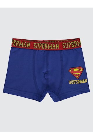 Süperman Erkek Çocuk 2'li Boxer Set 2-10 Yaş Mavi