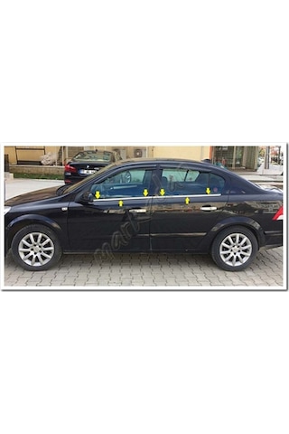 Markadan Opel Astra H Sedan Krom Cam Çıtası 2004 Sonrası 4   Parça