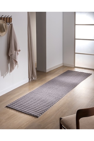 Madame Coco Vivre Bubble Halı - Antrasit - 80x300 Cm 8684427183007 Gri 80 X 300 Antrasit
