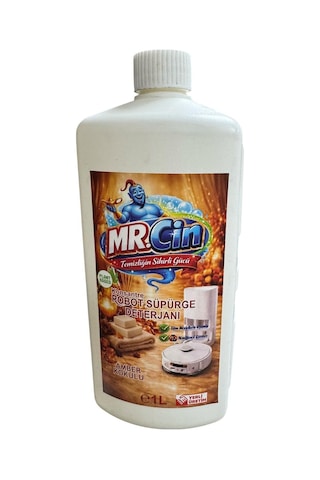 Mr.cin Robot Süpürge Deterjanı Amber Kokulu 1 Litre Tekli