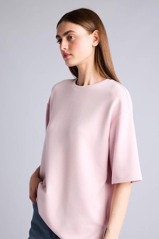 Defacto Oversıze Bisiklet Yaka Basic Modal Kısa Kollu Açık Pembe Tişört G8536ax26sppn38 Pembe-pn38
