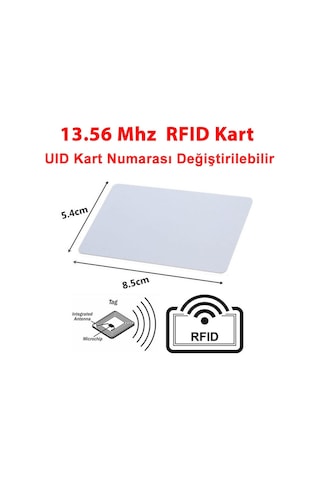 Uıd Değiştirilebilir 13.56mhz Rfıd Manyetik Kart Rfid Proximity Göstergeç Kart 13.56 Mhz Kapı Geçiş