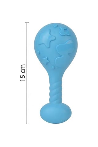 Bebek Çıngırak Eğlenceli Ve Eğitici İlk Çıngırağım Kavrama Geliştirici 15 Cm Oyuncak Mavi