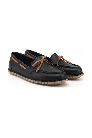 Gönderi(R) Gönderi R Kadın Siyah Fiyonklu Hakiki Deri Comfort Loafer Dyza55945139