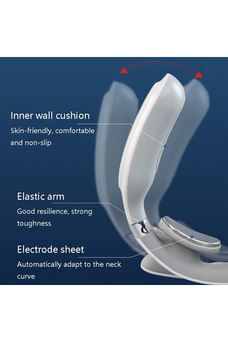 H62 Akıllı Nabız Çok Fonksiyonlu Boyun Aleti Şarj Boyun Masaj Cihazı Çok Renkli