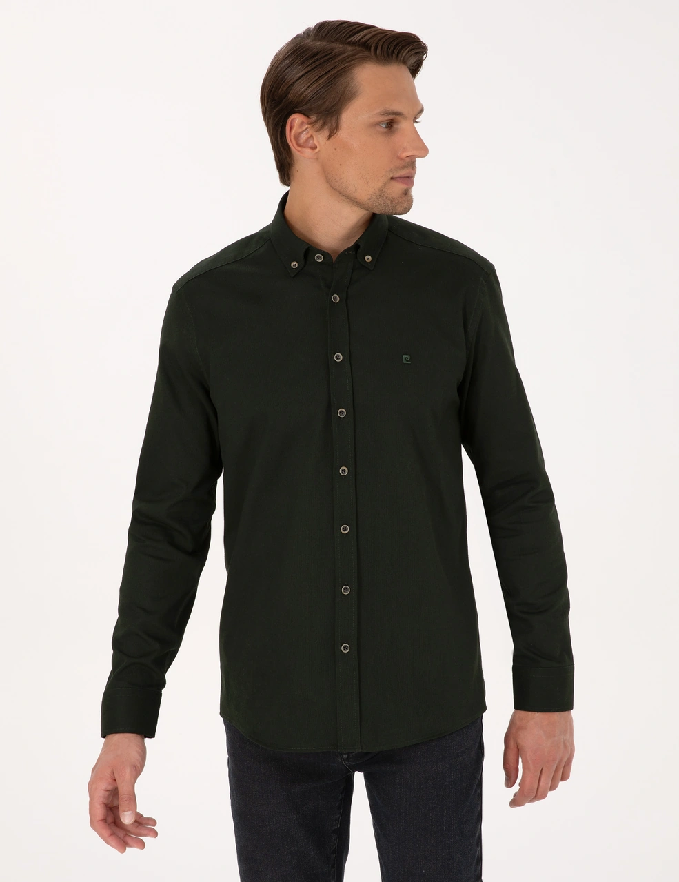 Pierre Cardin Erkek Haki Gömlek Desenli 50316736-vr027 Haki