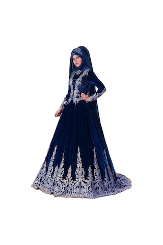 Ceyyiz Tesettür Modeli Bindallı Kına Elbisesi Lavin