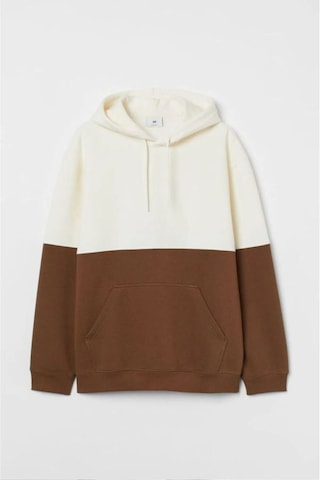 Altamira Erkek Parçalı Oversize Kapşonlu Sweatshirt 001