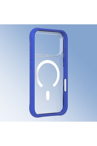 Apple Uyumlu iPhone 17 Pro  Kılıf M-safe Şarj Özellikli Airbagli Youngkit Dynamic 2 Serisi Kapak Mavi Mavi