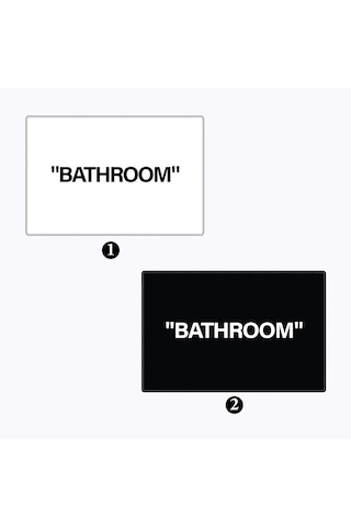 Evaşk Banyo Paspası İpeksi Kadifemsi Halı Yüzey Kaymaz Taban 40x60 BM01840B Beyaz