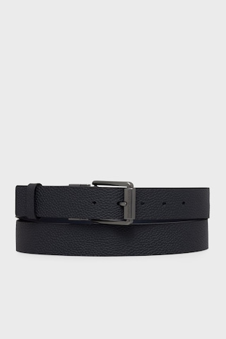 Armani Exchange Logolu Deri Kemer Erkek Kemer Xm003186 Af26721 Mc500 Siyah-lacivert