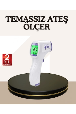 Kızılötesi Alından Temassız Ateş Ölçer Akıllı Sesli Uyarı