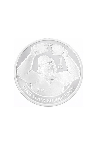 AgaKulche Gorilla Gümüş Sikke Coin