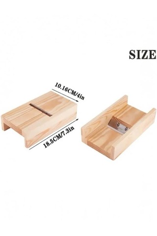 El Yapımı Ahşap Sabun Kesme Makinesi, Keskin Bıçaklı Sabun Ve Mum