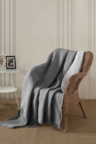 Elart Rubby Müslin Pike Çift Kişilik 210x230 Cm Antrasit Antrasit