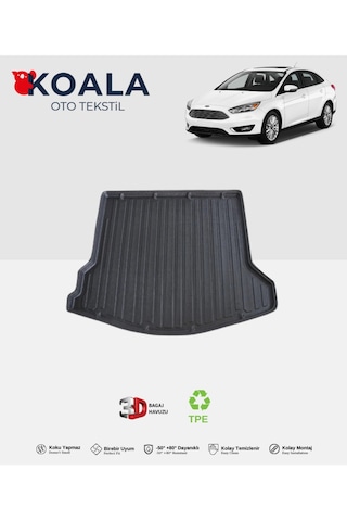 Ford Focus 3 Sedan Kalın Stepne 2011-2014 3d Bagaj Havuzu