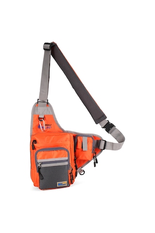 Xindoker Oranj Su Geçirmez Kumaş Balıkçılık Çantası - Çok Amaçlı, Bölmeli Ve Dayanıklı - Olta Gereçlerini Taşıma