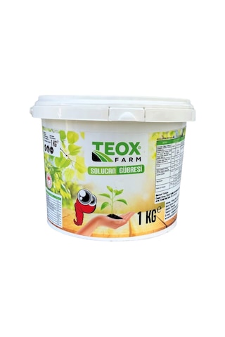 Teoxfarm Katı Solucan Gübresi 1 Kg Teoxfarm Katı Solucan Gübresi 1 Kg
