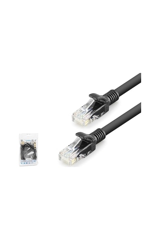 Hadron Hdx5070 Cat6 Ethernet Patch Kablosu 1 Gbps 250 Mhz 1.5 M Siyah