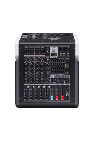 Okul & Konferans Salonu Ses Sistemi 8 Kabin Hoparlör,6 Kanal Bluetooth Usb Amfili Mikser Seti