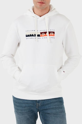 Tommy Hilfiger Erkek Sweat Mw0mw40041 Ybr Beyaz Beyaz