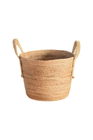 Dokuma Elde Taşınabilen Çiçek Sepetleri Rattan Saksılar Saklama Sepetleri B