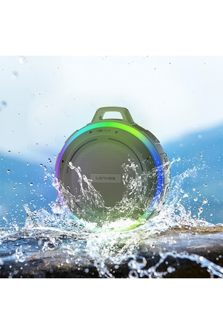 Lenyes S223 Rgb Işıklı Askı Aparatlı Mini Bluetooth Speaker Hoparlör V5.3 Yeşil