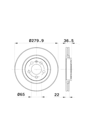 Vw Golf 4 Bora Ön Fren Disk Takım 1998-2004 1j0615301e-2