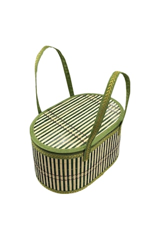 Suntek Ekmek Kek Aperatifler Bambu Dokuma Sepet