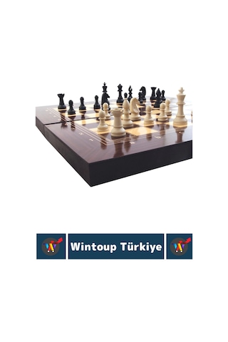 Elit Yüksek Kaliteli Uzun Ömürlü Aile Ev Arkadaş Kahve Cafe Tavla Dama Satranç 3in1 Oyun Takımı