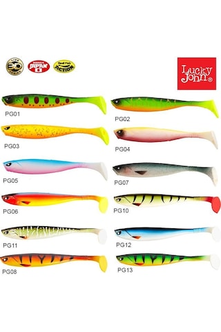 Lucky John Basara 3D Soft Swim 2.5'' (6.35 Cm) 8P Silikon Yem (2519151)