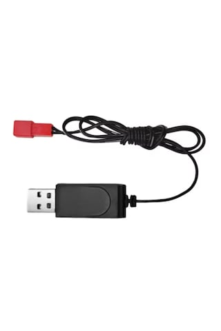3.7v Jst Usb Pil Şarj Cihazı Kırmızı Soket