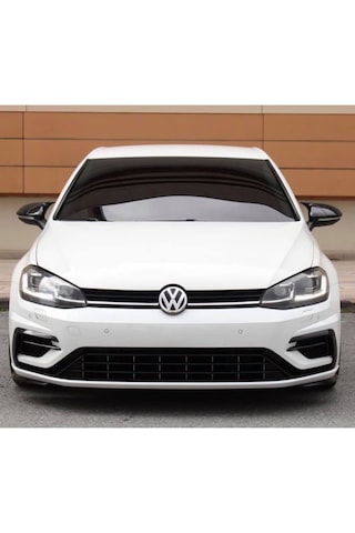 Sts Oto Aksesuar Golf 7 7.5 Batman Yarasa Ayna Kapağı Piano Black Abs Plastik (01)