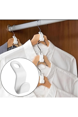 10 'lu Pratik Askı Çoğaltıcı Kanca Seti Çok Renkli