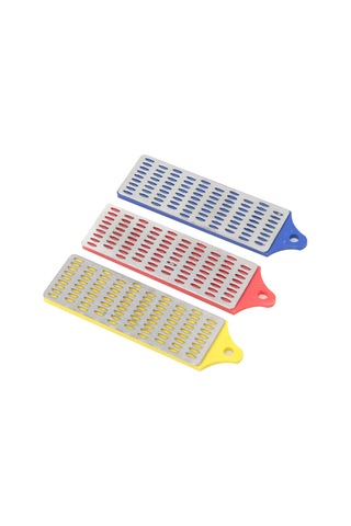 Springsun Mutfak Bıçaklarını Keskinleştirin: 3'lü Elmas Taş Seti - Kaba, Orta Ve İnce Zımpara Seçenekleri